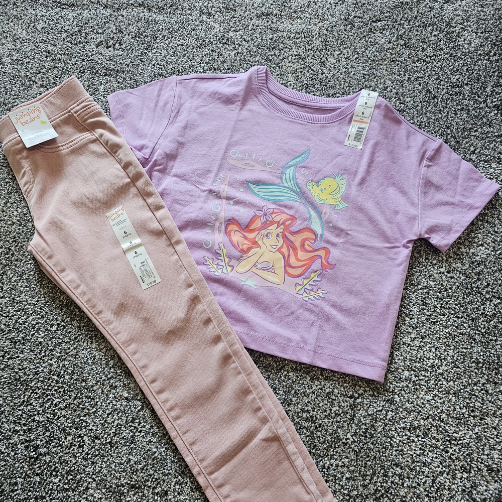 Jumping Beans Pink and Purple Kids Matching Set